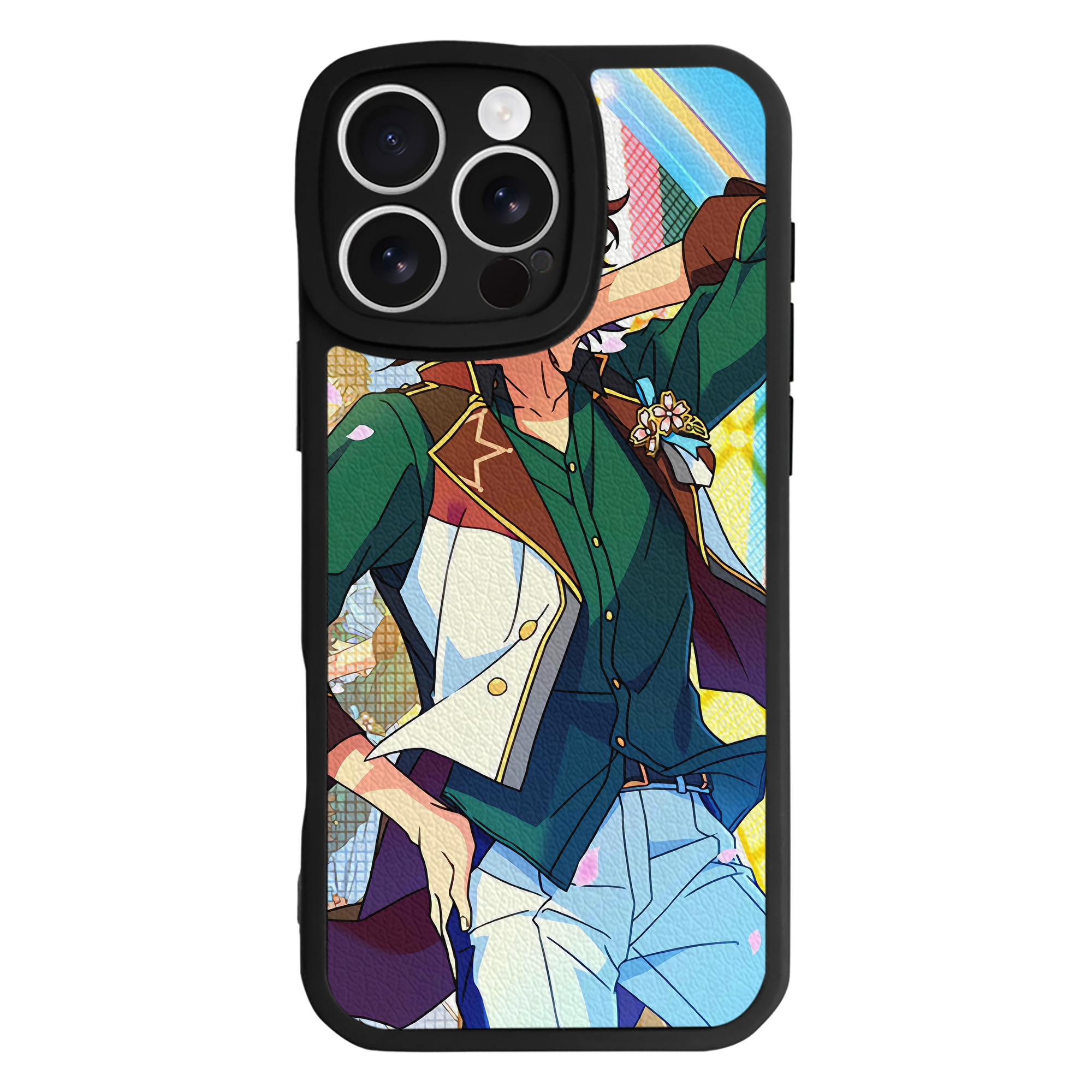 （画像用） あんさんぶるスターズ! Ensemble Stars 【iPhone 16シリーズ対応】シリコンスマホケース（レザー調） 材質：シリコン